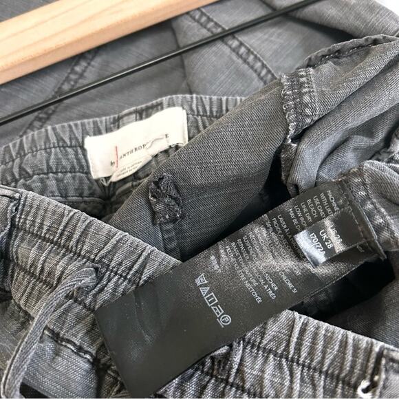 Anthropologie Angela Cropped Cargo Pants in Carbon Grey size 28 - Picture 11 of 13
